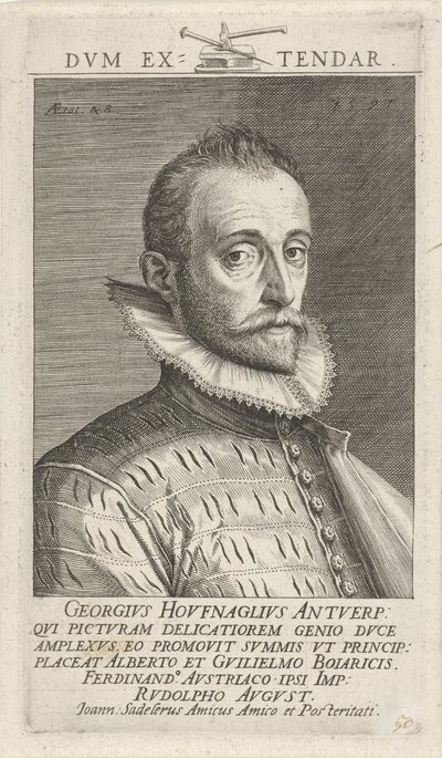 Portrait of Joris Hoefnagel by Jan Sadeler